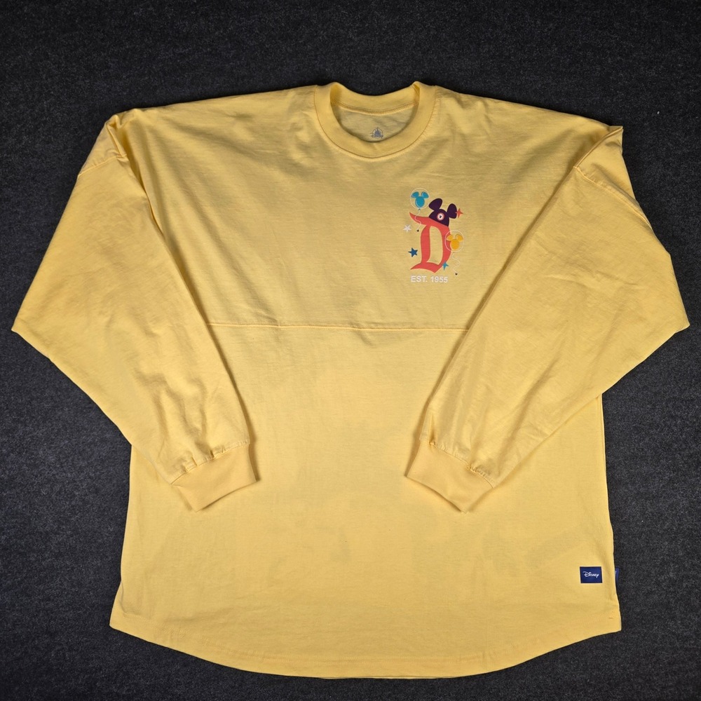 NWT Disney Disneyland Resort Play in Parks Yellow Spirit Jersey Size M - Picture 2 of 12